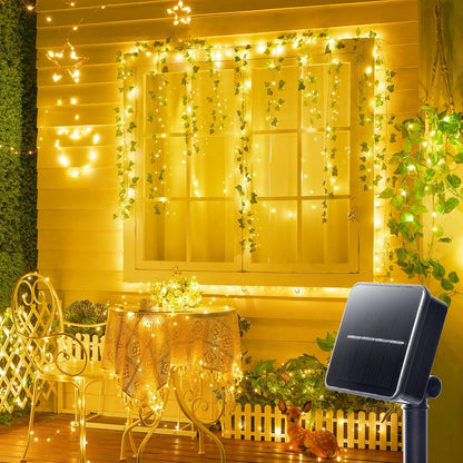 33Ft 100 LED Outdoor Solar Fairy Lights