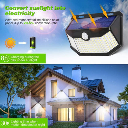 IP65 Waterproof Solar Powered for Garden Patio Yard