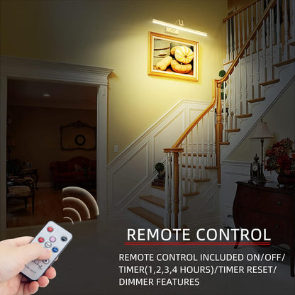 Metal Remote Control Display Art Light with Timer