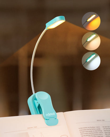 EDISHINE USB Rechargeable Dimmable Book Light, 3 Color Modes, 2 Charging Modes-HBRL11C1