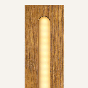 EDISHINE 46" Dimmable Wood Corner Floor Lamp, 7 Color Temperature-HBFL02V