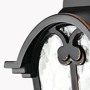 17" Dusk to Dawn Outdoor Wall Light-HOWL06G