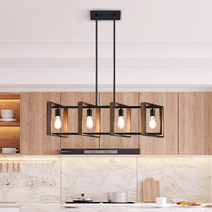 EDISHINE 35.4" Adjustable Dining Room Light Fixture-HHPL16A