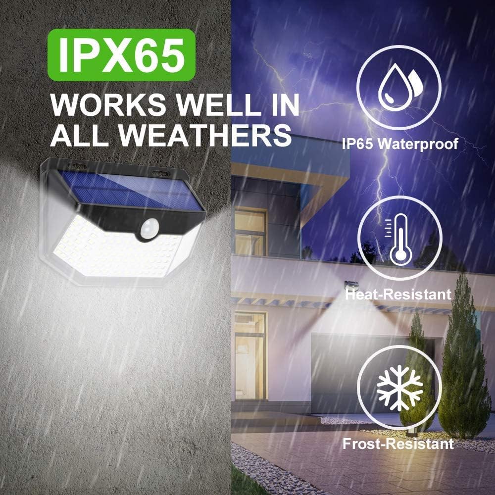 IP65 Waterproof Solar Powered for Garden Patio Yard