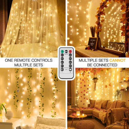 200 Led Hanging String Lights