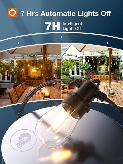 Dimmable Solar Power LED Bulbs for Porch Garden Market Bistro with USB Port