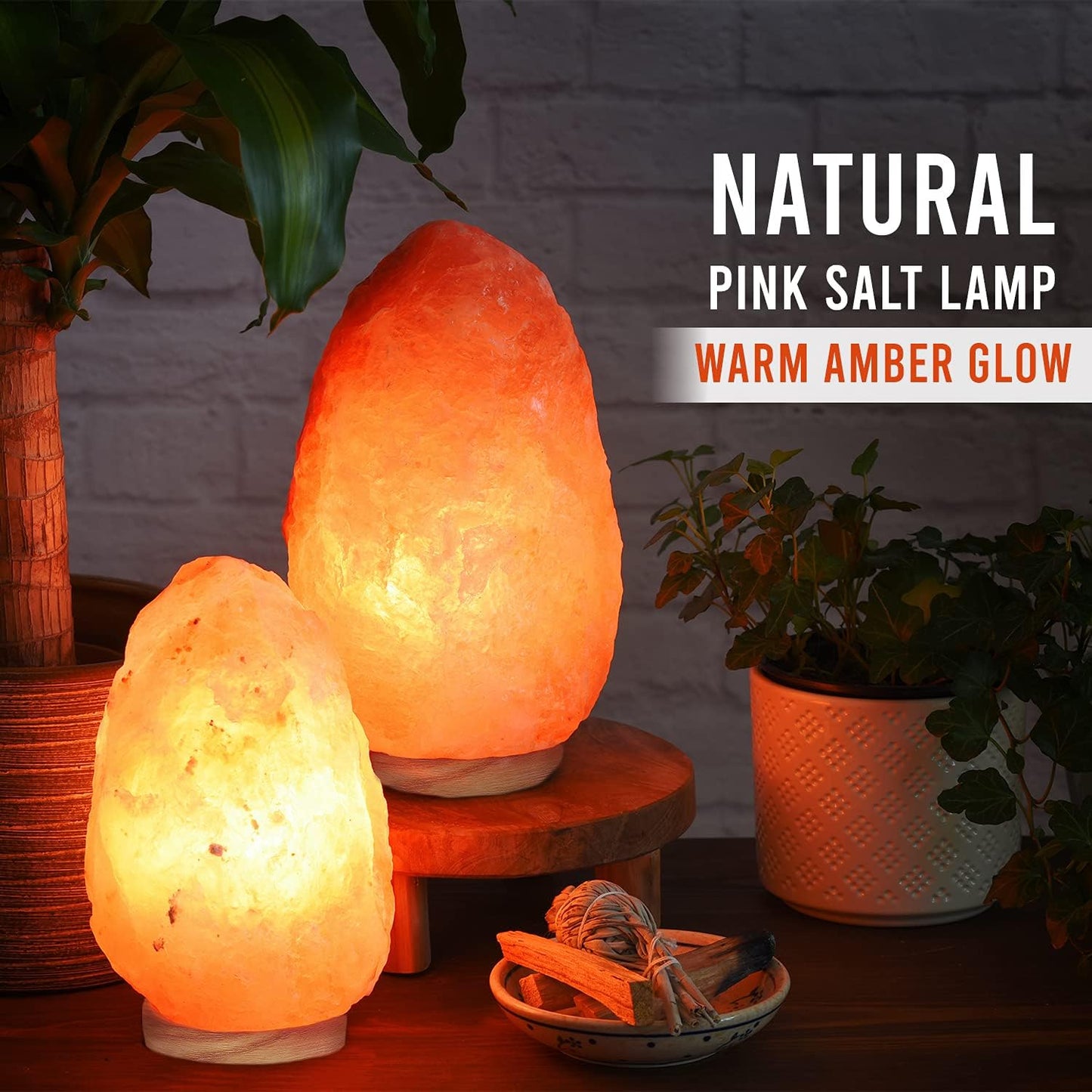 Himalayan Glow Salt Lamp with Dimmer Switch