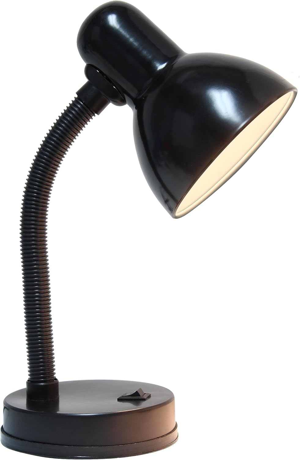 Basic Metal Desk Lamp with Flexible Hose Neck for Office