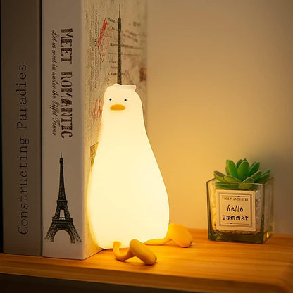 LED Duck Night Light | 3 Level Dimmable | Rechargeable | Cute Design