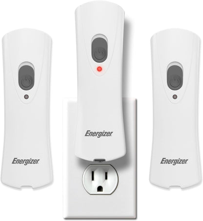 3 Pack Weatheready Rechargeable Handheld Light - Plug-in LED Emergency Flashlight