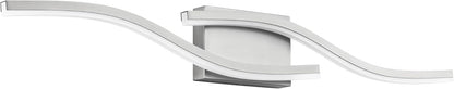 32in Dimmable LED Bathroom Vanity Light - Modern, Brushed Nickel