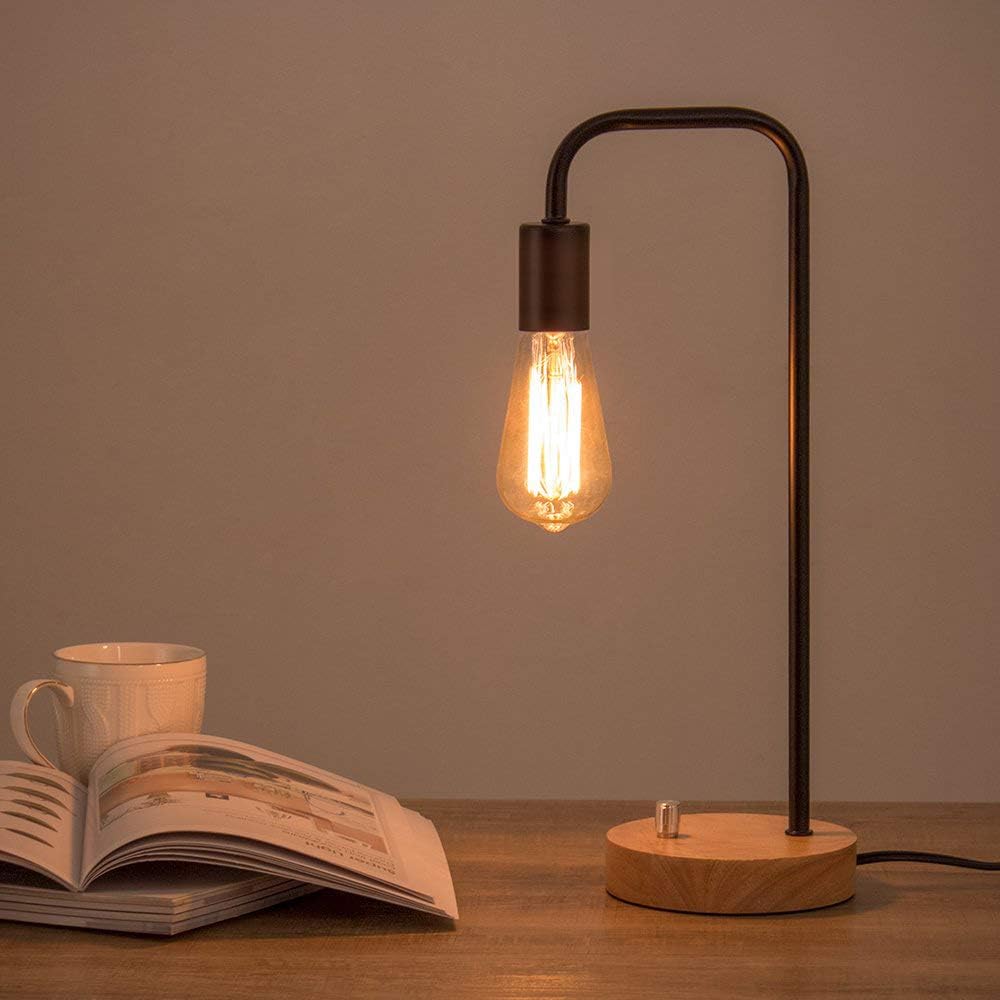 Industrial Desk Lamp, Matte Black theluminousdecor