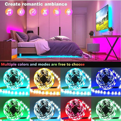 Led Lights for Bedroom 100ft (2 Rolls of 50ft) Music Sync Color Changing Strip Lights