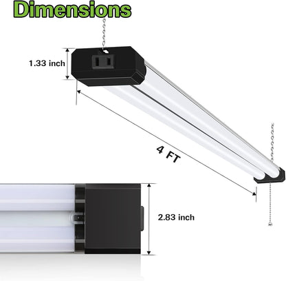 4FT Daylight 42W LED Ceiling Lights. 1 Pack