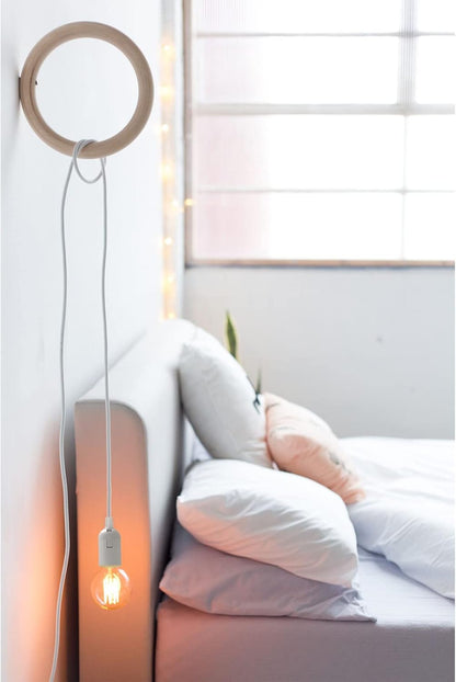 Retro Hanging Lights with Plug in Cord