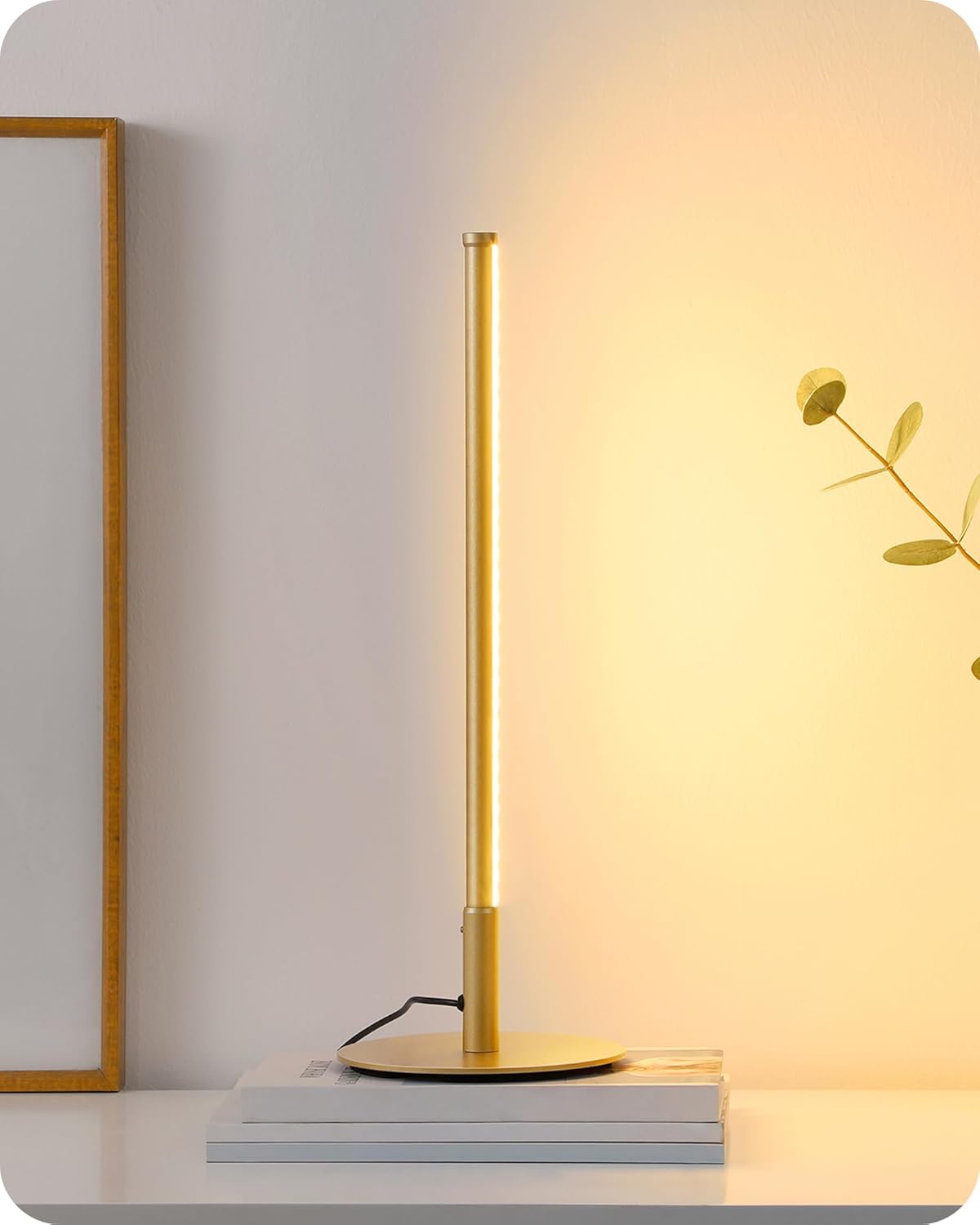 Minimalist Bedside Lamp with 3 Dimmable Color Temperature