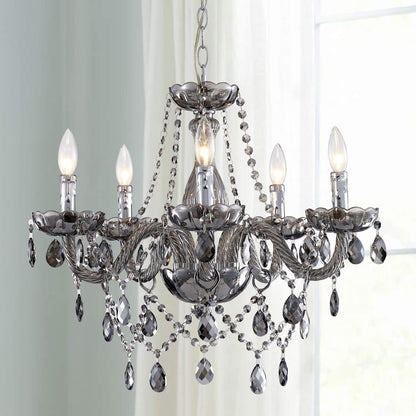 Saint Mossi 5 Light Crystal Chandelier - Modern K9 Glass - Clear