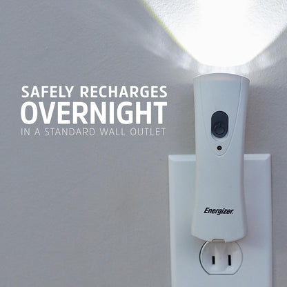 3 Pack Weatheready Rechargeable Handheld Light - Plug-in LED Emergency Flashlight