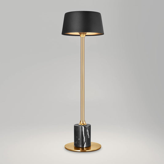 Portable Cordless LED Table Lamp, Matte Black theluminousdecor