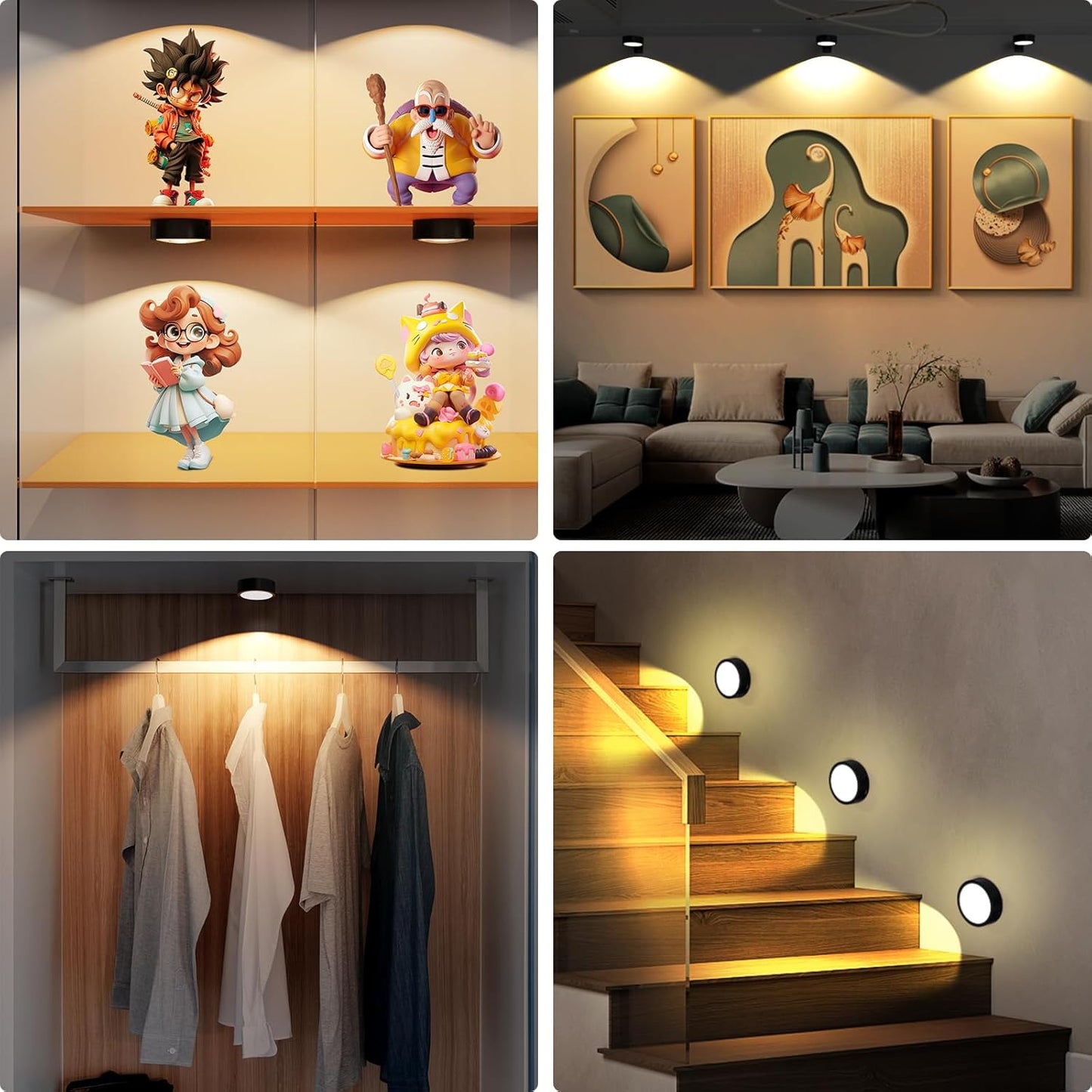 3 Pack Picture Lights for Wall