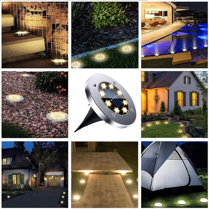 Upgraded Outdoor Garden Waterproof Bright in-Ground Lights