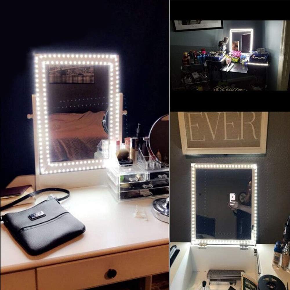 Flexible Strip Lights for Makeup Mirror or Cloakroom with Dimmer and Power Suppl