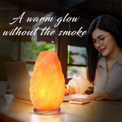 Himalayan Glow Salt Lamp with Dimmer Switch