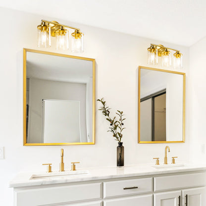 3 Light Gold Bathroom Vanity Light-HHVL04D