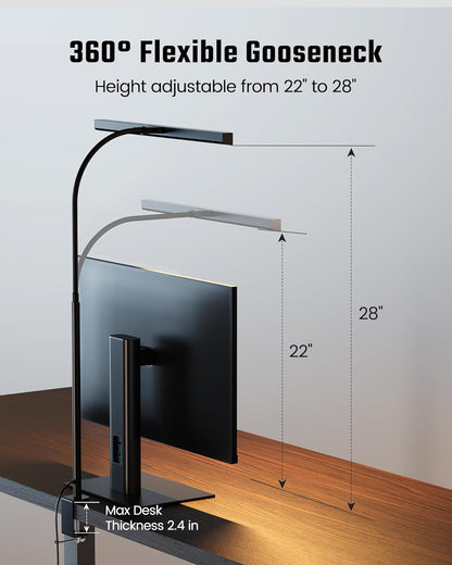 12W Touch Control  LED Desk Lamp