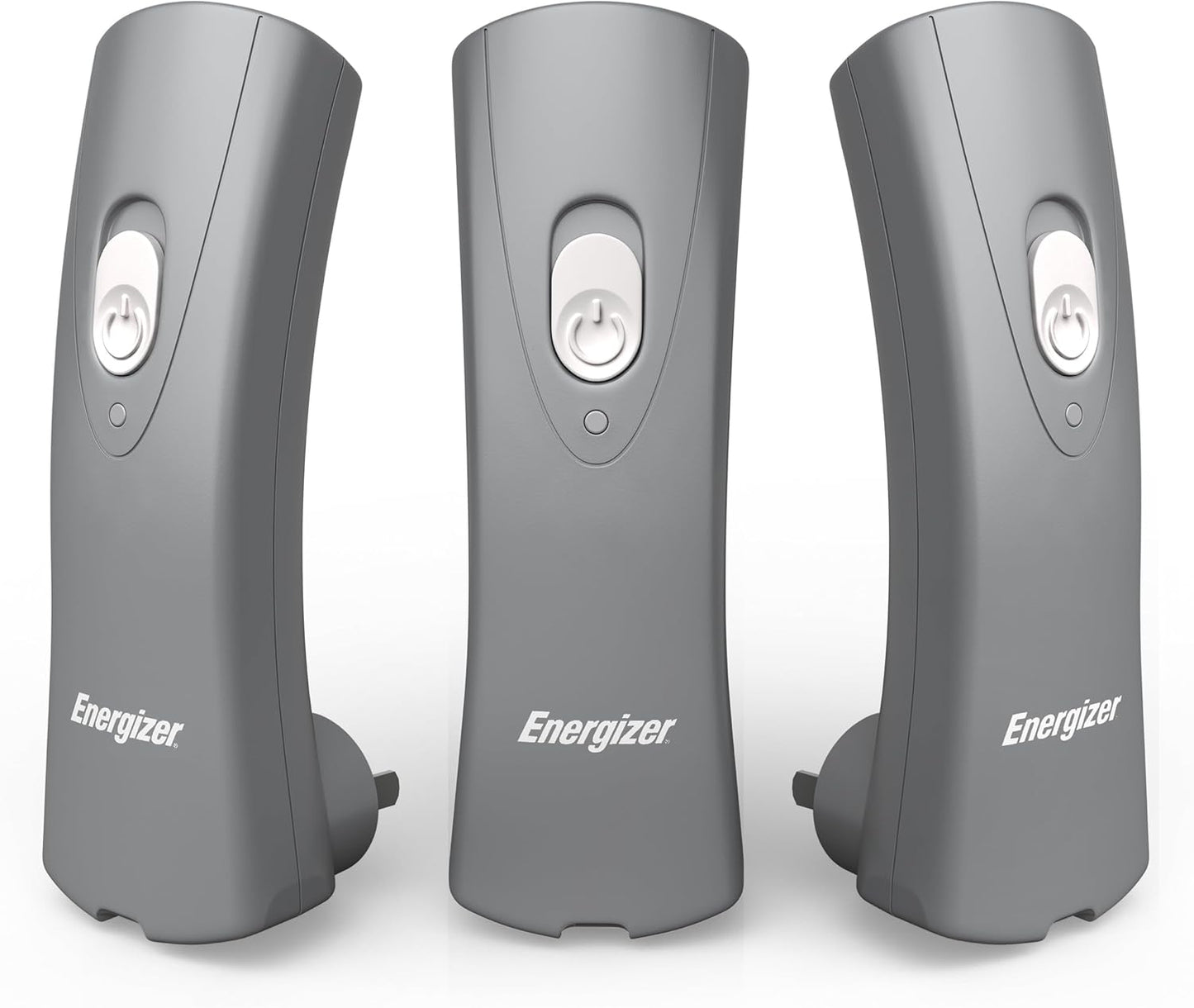 3 Pack Weatheready Rechargeable Handheld Light - Plug-in LED Emergency Flashlight