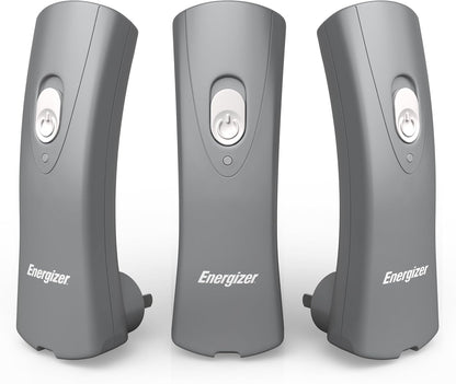 3 Pack Weatheready Rechargeable Handheld Light - Plug-in LED Emergency Flashlight