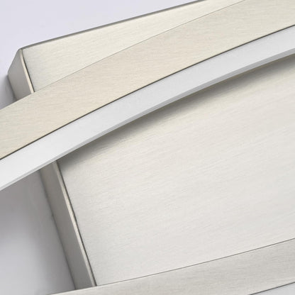 32in Dimmable LED Bathroom Vanity Light - Modern, Brushed Nickel