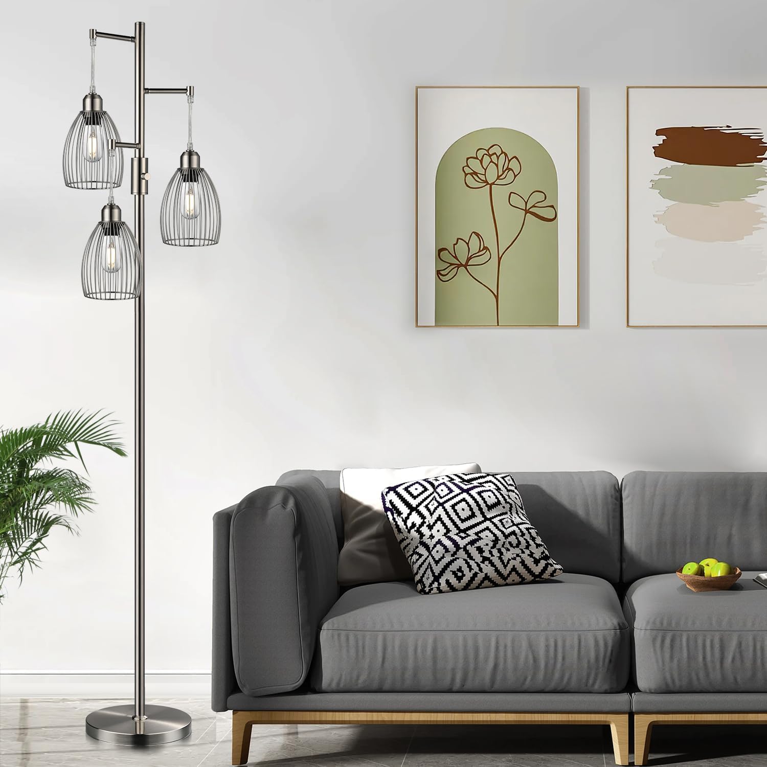 Floor Lamp with LED Edison Bulbs theluminousdecor