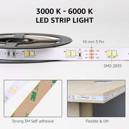 16.4ft Dimmable Bright LED Strip Lights