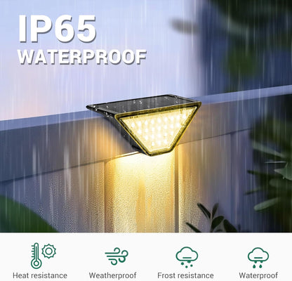Solar Step Lights for Outside - 24 LED Waterproof Deck Lights - Choose Pack