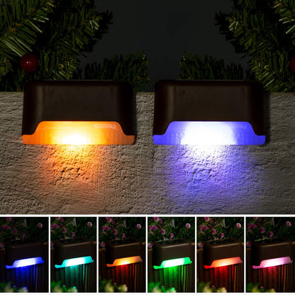 Solar Deck Lights Outdoor - 16 Pack, Waterproof LED Step Lights