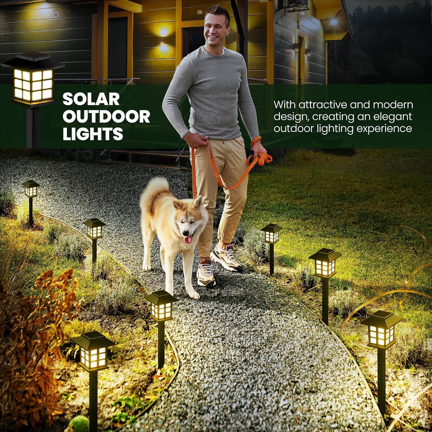 12 Pack LED Solar Lights Outdoor Waterproof