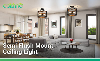 Semi Flush Mount Ceiling Light-HSCL04A