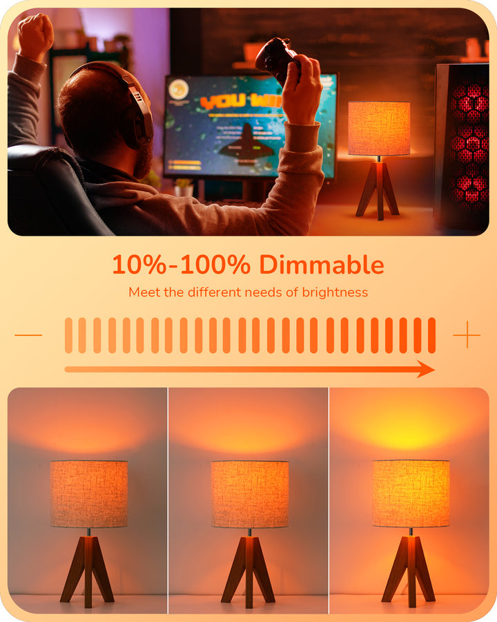 6 Pack Dimmable Orange Light Bulb-HDCF35B