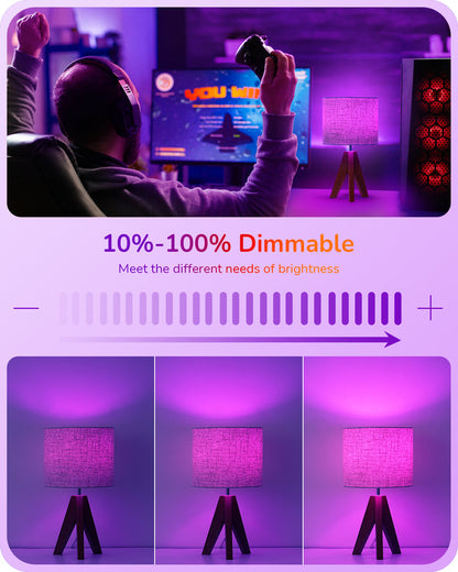 6 Pack Dimmable Purple & Orange Light Bulb-HDCF35C