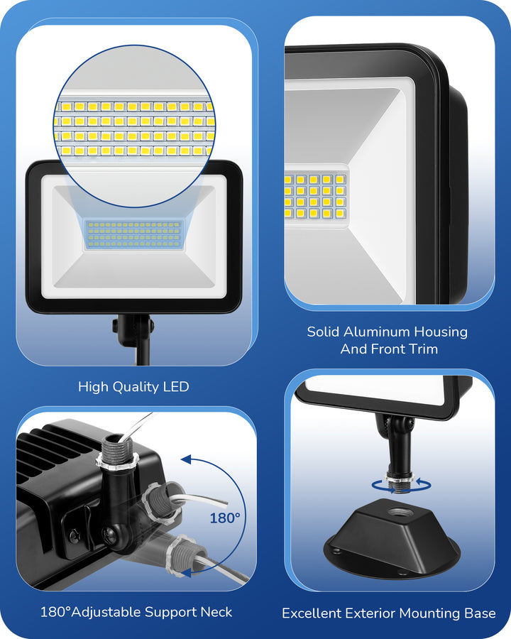 46W Flood Light 6800LM  5000K IP65-HFLB06A