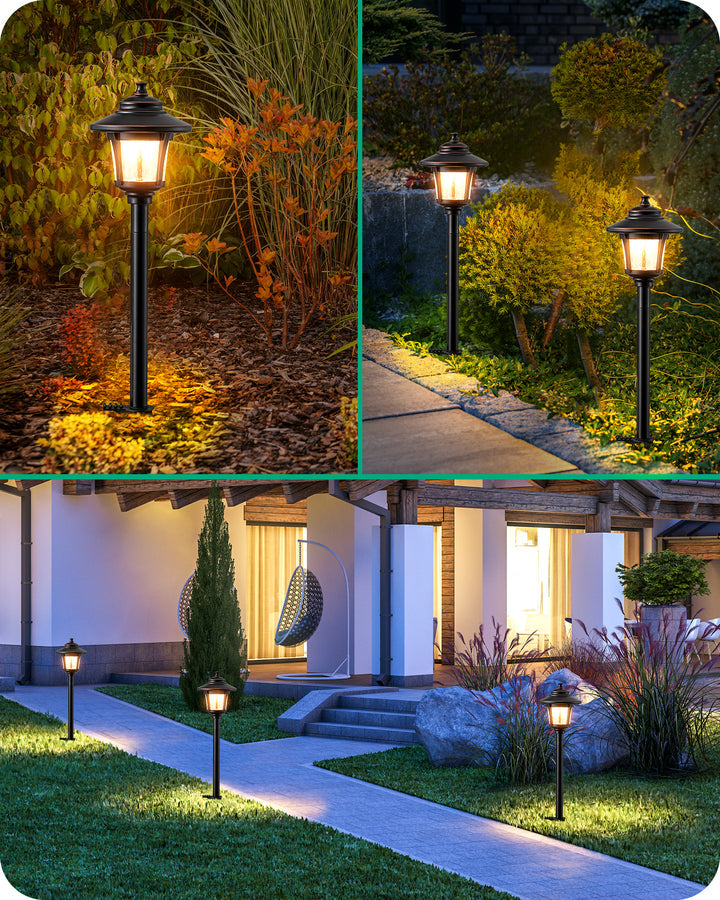 12V 3W 120LM 3000K Warm White Low Voltage Landscape Lights, 4 Pack-HGSL34A