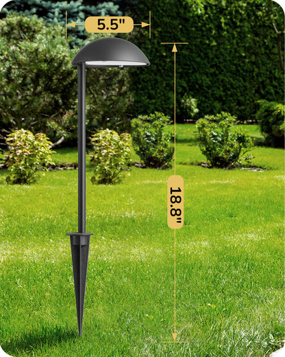 3W 3000K Low Voltage Landscape Lights, 50,000 Hrs,  4 Pack-HGSL37A