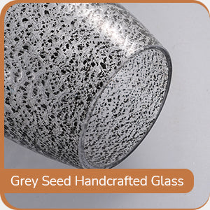 EDISHINE Handcrafted Art Glass Pendant Light Fixture-HHPL08D