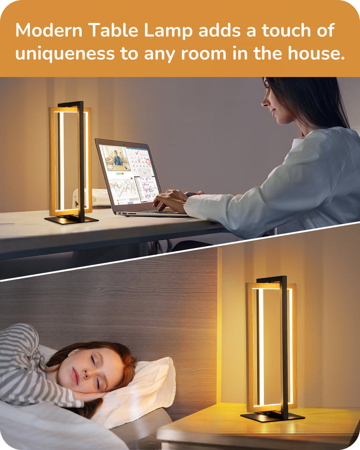 Minimalist  Stepless Dimmable LED Table Lamp with 3 Color Temperature-HLTL12D