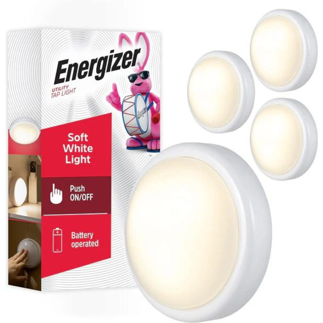 4 Pack, Energizer LED Tap Light