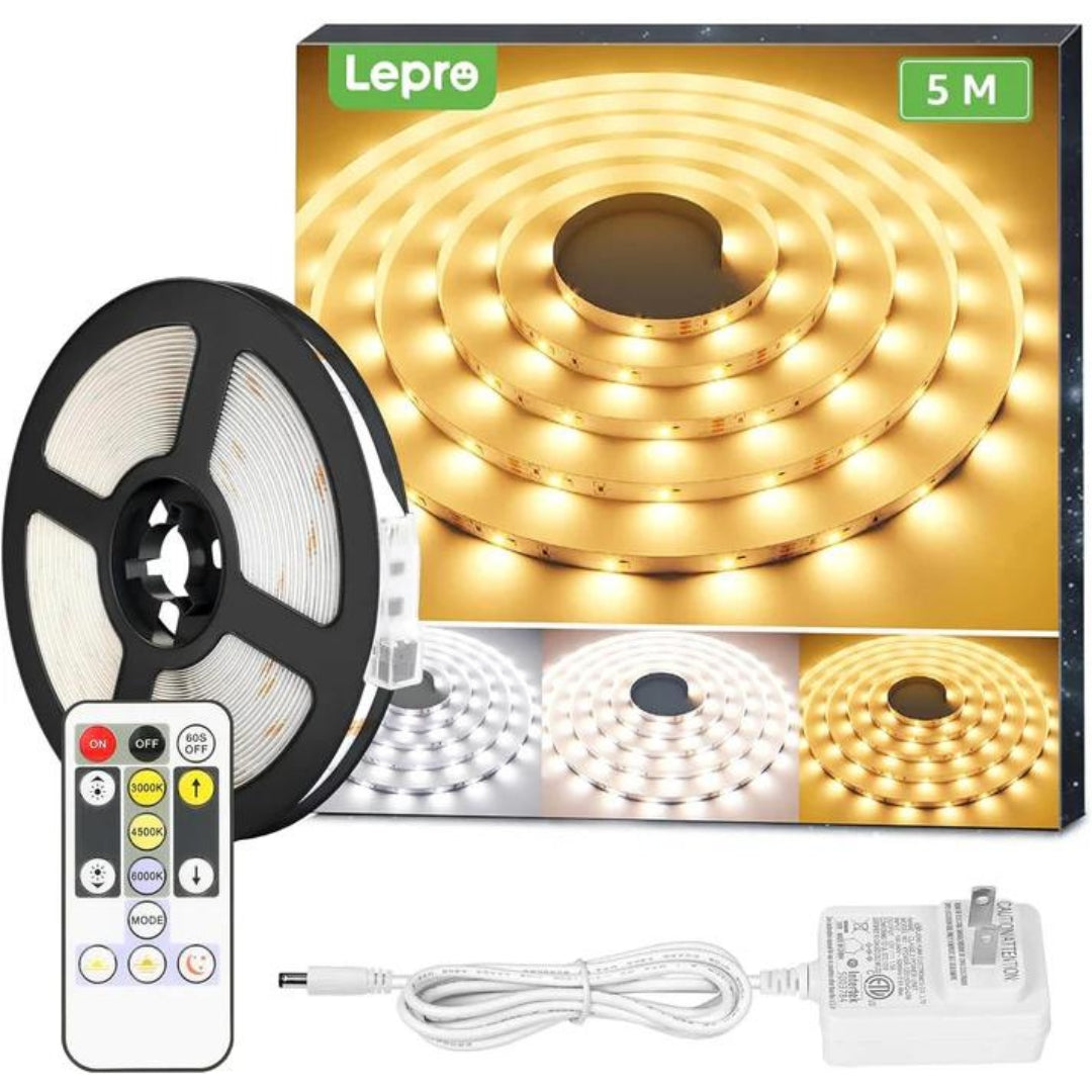 16.4ft Dimmable Bright LED Strip Lights