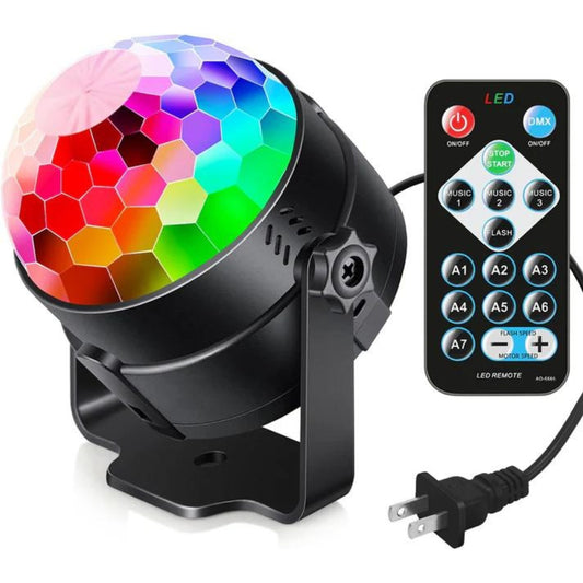 Disco Ball Strobe Lamp 7 Modes Stage Light