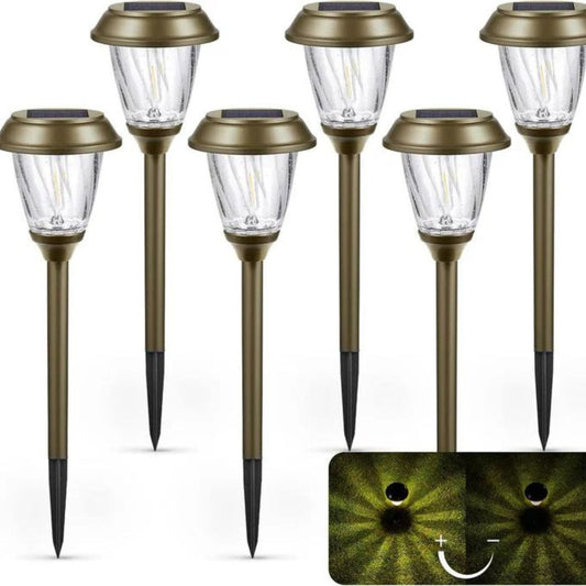 10/25 Lumens LED Solar Garden Lights with 2 Lighting Modes