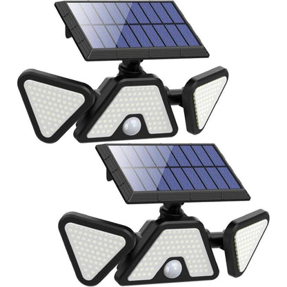 203 LED IP 65 Waterproof Solar Flood Security Lights Sensor Outdoor Lights